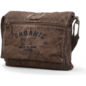 Old Cotton Cargo Old Cotton 8128 Salaş Kanvas Omuz Postacı Kahverengi Laptop Okul Seyahat Günlük Vintage Çanta