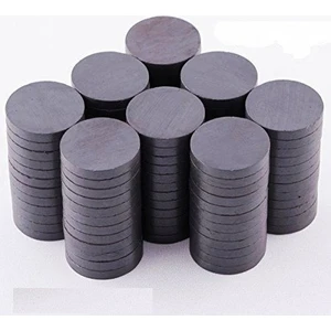 20X3 Büyük Yuvarlak Ferrit Mıknatıs -Kokulu Taş-Nişan Süsleme Mıknatısı