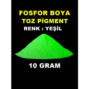 Karanlıkta Parlayan Fosfor Boya 10 Gram Renk Yeşil