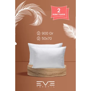 2 Adet Roll Pack Microfiber Kılıflı Silikon Yastık 900 gr