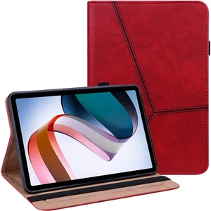 Xfashion Xiaomi Için Redmi Pad Pu Deri Elastik Bant Koruyucu Kılıf Kart Yuvaları Çok Açılı Stand Çizgisi Baskılı Tablet Kapak Kalem Tutucusu (Yurt Dışından)