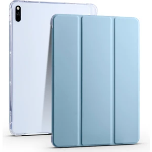 Xfashion Huawei Için Matepad 10.4 (2022) / (2020) Üç Katlı Stand Tablet Kapağı Pu Deri Otomatik Uyku / Kalem Tutucu Ile Uyanık Kılıf (Yurt Dışından)