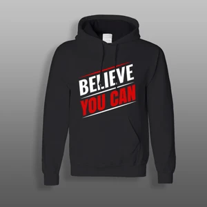 Believe You Can Motorcu Sweatshirt Siyah