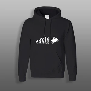 Evolution V2 Motorcu Sweatshirt Siyah