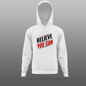 Believe You Can Motorcu Sweatshirt Beyaz