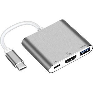 Fix FC01 3 In 1 Type C HDMI USB Çoklu Adaptör 4K UHD USB 3.0