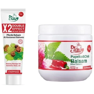Dr.c.tuna Biberli Masaj Jeli 500 ml + Dr. C. Tuna At Kestanesi Kremi 125 ml 2 'li Set