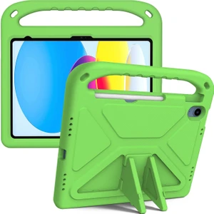 Xfashion Ipad 10.9 (2022) Için Taşınabilir El Kavrama Eva Tablet Kılıf Katlanabilir Kickstand Shockproof Koruyucu Kapak (Yurt Dışından)