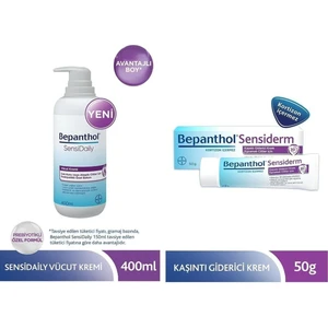 Sensidaily Pompalı Vücut Kremi 400 Ml+ Sensiderm Krem 50 gr