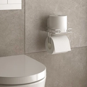 Teknotel Yapışkanlı Yedekli Tuvalet Kağıtlık Silver ST175