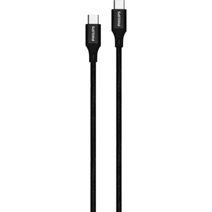 6A 100W Type-C to Type-C Örgülü Hızlı Data ve Şarj Kablosu 50cm Siyah DLC5522C