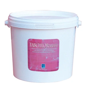 Tabchlor Multi 10 kg %90 Tablet Klor - %90 Chlorine Multifunctional Tablets - Stabilize Triklor Tableti 200 Gr-Toptancıyızbiz