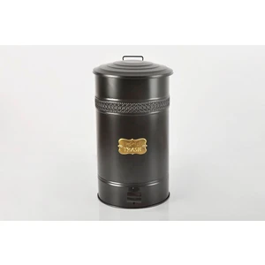 Yıldıray Metal Metal Çöp Kovası Pedallı Mutfak Banyo 30 Litre Çöp Kovası