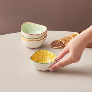 Floral Mavi Triangle Çerezlik 10 cm