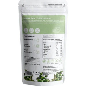 Kuru Yeşil - Sebze Kurusu - Sebze Tozları - Kurutulmuş Sebze - Dried Vegetables - Dörtlü Sebze Paketi 400 gr