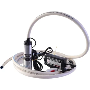 220-12 Volt Adaptörlü Mini(Küçük) Dalgıç Pompa & 3 metre Hortumlu Set