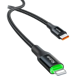 CA-2400 Type-C To Lightning Pd 36W Power Off Hızlı Data/şarj Kablosu 1.2m-Siyah