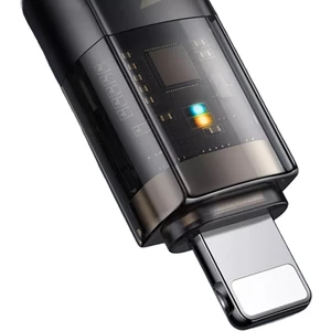 CA-3160 Type-C To Lightning 36W LED Göstergeli Data/şarj Kablosu 1.2m-Siyah