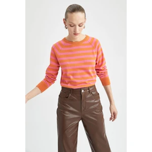 Relax Fit Bisiklet Yaka Kazak X0188AZ22WN