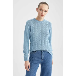 Regular Fit Bisiklet Yaka Kazak X5910AZ22WN