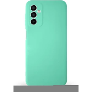 Samsung Galaxy M13 Kapak Içi Kadife Kamera Korumalı Lansman Silikon Kılıf - Su Yeşil