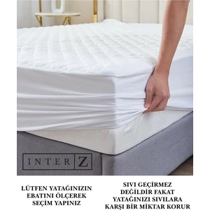 Inter Z Kapitoneli Fitted Yatak Koruyucu Alez (TÜM EBATLAR) 100x200