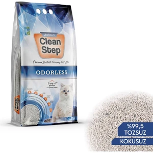 Clean Step Kokusuz Ince Taneli Kedi Kumu 10 Lt