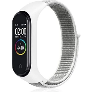 Amazfit Band 5-6 Dokuma Beyaz Kordon