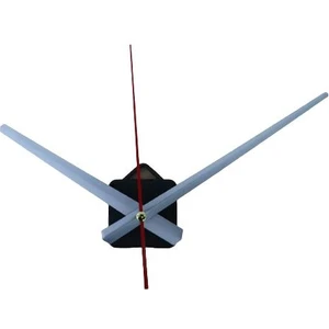 En İyisini İste Saat Mekanizması 1. Sınıf Akar Sessiz Saat Mekanizması 22 mm Şaft  Askılı 3D Saatlerle Uyumlu Gümüş