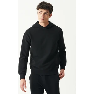 Riders By Lee Riders By Lee Regular Fit Kapüşonlu Şardonlu Siyah Sweatshirt