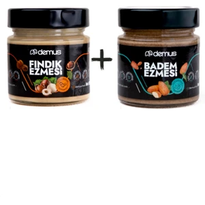 Fındık Ezmesi 225 gr + Demus Badem Ezmesi 225 gr