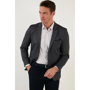Regular Fit 6 Drop Tek Yırtmaçlı Blazer Ceket Erkek Ceket 216FASERA
