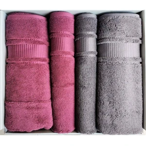 Colourıst Best Set (Hamam Takımı) Antrasit-K.pembe