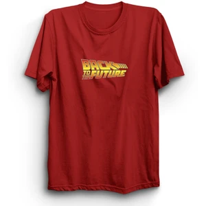 The Fame Box Geleceğe Dönüş, Back To The Future Logo Tişört