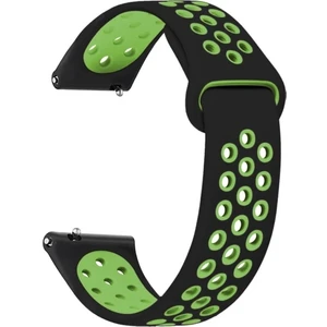 Samsung Galaxy WATCH(46MM) Samsung Gear S3 Frontier Uyumlu Yumuşak Dokulu Delikli Desenli Silikon Kordon KAYIŞ(22MM)