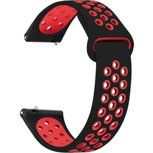 Samsung Galaxy WATCH(46MM) Samsung Gear S3 Frontier Uyumlu Yumuşak Dokulu Delikli Desenli Silikon Kordon KAYIŞ(22MM)