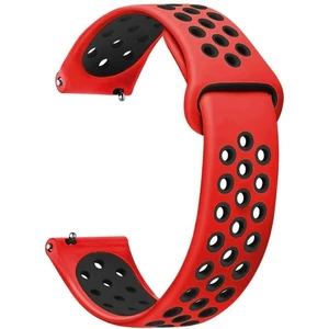 Samsung Galaxy WATCH(46MM) Samsung Gear S3 Frontier Uyumlu Yumuşak Dokulu Delikli Desenli Silikon Kordon KAYIŞ(22MM)