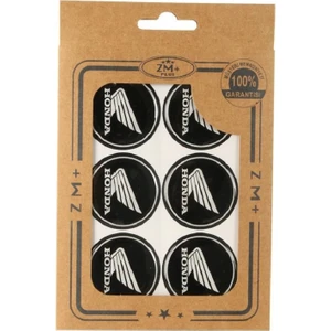 Zm+ Plus Honda Koruma Takozu Damla Etiket Sticker Ø39 mm Siyah