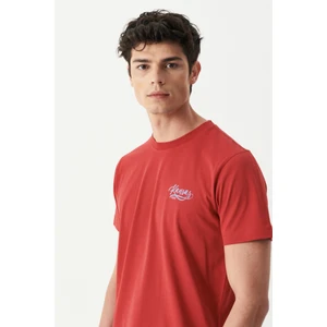 Riders By Lee Riders By Lee Regular Fit Normal Kesim Bisiklet Yaka Kırmızı Tişört