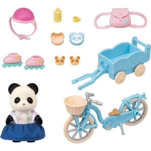 Adore Oyuncak 5652 Sylvanian Families Bisiklet ve Paten Set Panda +4 Yaş