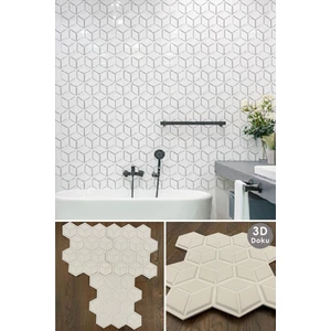 30X30CM 3D Kendinden Yapışkanlı Duvar Kağıdı Kaplama Su Geçirmez Dekorasyon Mutfak Banyo