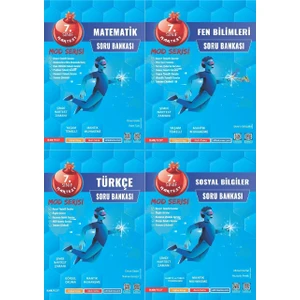 Nartest Yayınevi 7. Sınıf Mod Serisi 4'lü Soru Bankası Seti