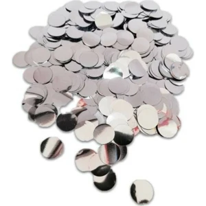 Bal10 Dünyası 1 Paket Gümüş Metalize Balon Içi Konfeti Pulu (10GR)