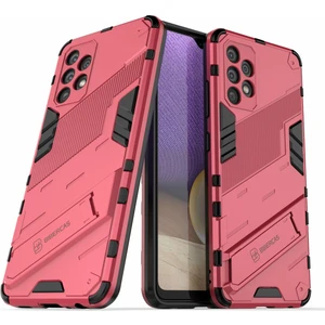 Tam Vücut Ağır Hizmet Hibrit Sert Pc Yumuşak Tpu Samsung Galaxy A32 4g Eu Versiyonu Için Katlanır Kickstand Ile Şok Geçirmez Koruyucu Kapak (Yurt Dışından)