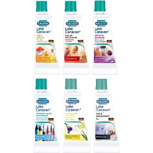 Dr Beckmann Leke Çıkarıcı 6'lı Set (Yağ-Sos-Tükenmez Kalem-Kan-Meyve-Içecek-Kahve-Boya-Sakız-Pas)
