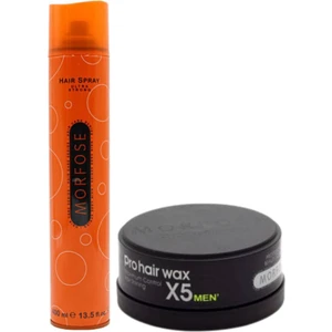 Saç Spreyi Turuncu 400ML + Morfoze Pro Hair Wax X5 Men Maximum Cont. 150ML