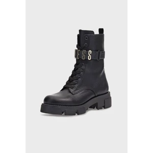 Madox Logolu Fermuarlı Kadın Bot FL8MDX ELE10 Black