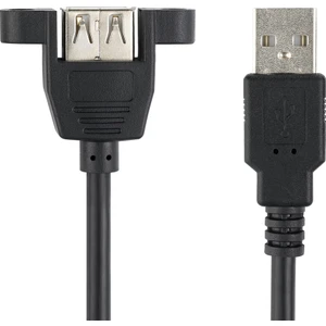 4884 USB Dişi Erkek Panel Tipi Data Uzatma Kablosu 0.3m 30CM