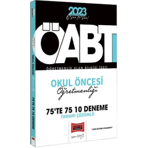 Yargı Yayınevi 2023 KPSS ÖABT Okul Öncesi Öğretmenliği Tamamı Çözümlü 10 Deneme