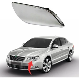 Skoda Superb Far Yıkama Kapağı Sol Kromlu 2008-2013 3T0955109A